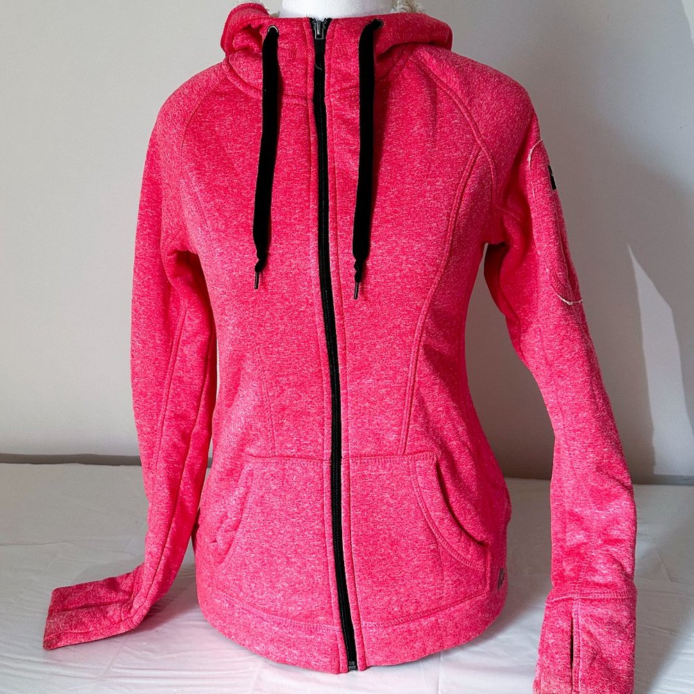 RBX Zip Up Sweatshirt / S / Sherpa Lined / EUC / Barbiecore / Active Hooded Zip